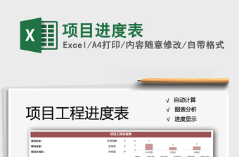 2021年項(xiàng)目進(jìn)度表
