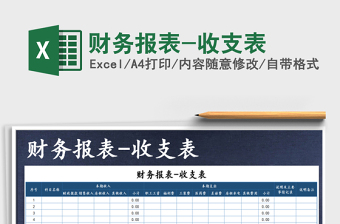 2021年財(cái)務(wù)報(bào)表-收支表