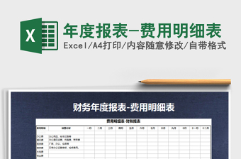 2021年年度報(bào)表-費(fèi)用明細(xì)表