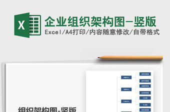 2021年企業組織架構圖-豎版