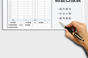 2021年化妝品銷售日報表免費下載