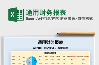 2021年通用財(cái)務(wù)報(bào)表