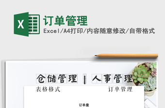 2021年訂單管理