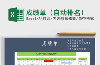 2021年成績單（自動排名）