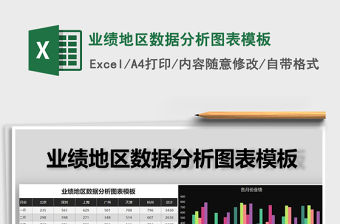 2021年業績地區數據分析圖表模板