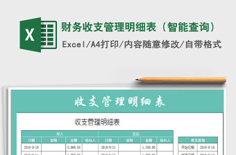 2021年財務收支管理明細表（智能查詢）