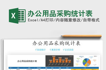 2021年辦公用品采購統計表