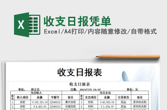 2021年收支日報憑單