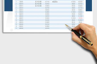 2021年財務收支報表自動圖表