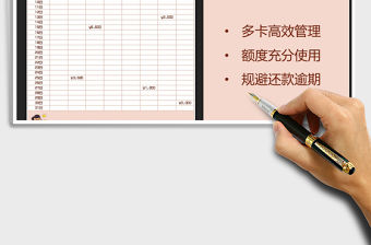 2021年信用卡管理記錄表（多卡管理）