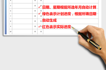 2021年項目進度表甘特圖
