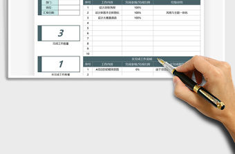 2021年工作周報個人總結表