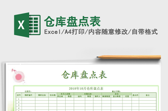 2021年倉(cāng)庫(kù)盤點(diǎn)表
