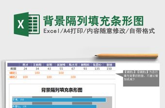 2021年背景隔列填充條形圖