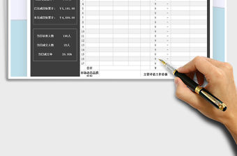 2021年每日銷售日報表-計劃目標分析