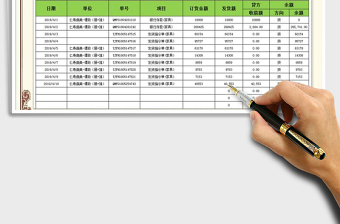 2021年項目收付款報表