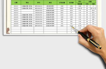 2021年项目收付款报表