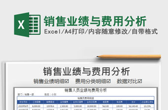 2021年銷售業(yè)績(jī)與費(fèi)用分析