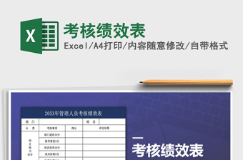 2021年考核績(jī)效表免費(fèi)下載