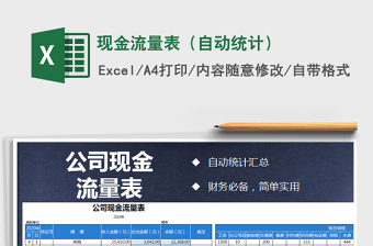 2021年現(xiàn)金流量表（自動(dòng)統(tǒng)計(jì)）