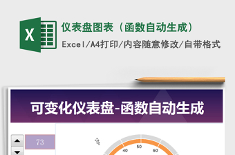 2021年儀表盤圖表（函數(shù)自動生成）