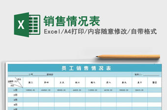 2021年銷售情況表