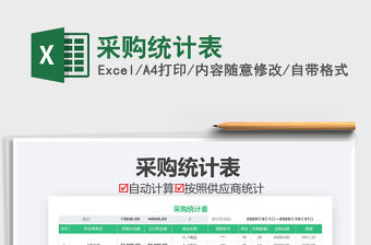 2021年采購統計表