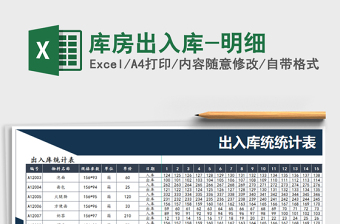 2021年庫房出入庫-明細(xì)
