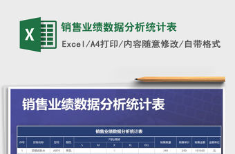 2021年銷售業績數據分析統計表