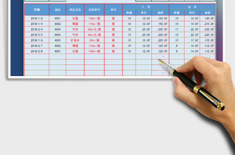 2021年庫存物資明細賬（可查詢）