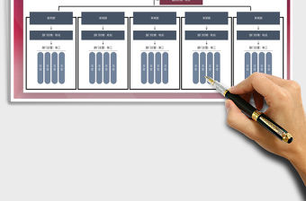 2021年組織架構圖制度管理免費下載