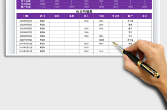2021年現(xiàn)金出納收支表