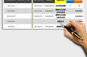 2021年個人還款管理工具（借還一對一，無利息計算）