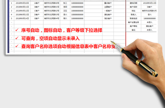 2021年客戶信息管理表