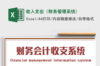 2021年收入支出（財(cái)務(wù)管理系統(tǒng))免費(fèi)下載