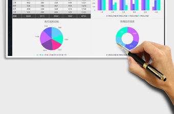 2021年货物出库统计数据图表免费下载