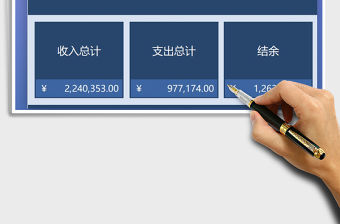 2021年公司日常收支記賬財務系統