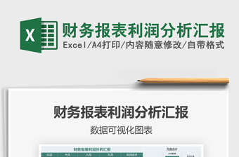 2021年財務報表利潤分析匯報