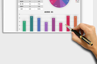 2021年銷售成交量數據分析圖表