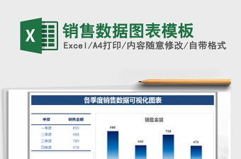 2021年銷售數據圖表模板