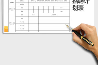 2021年招聘工作計劃表