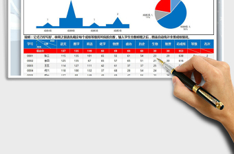 2021年学生成绩统计分析表免费下载