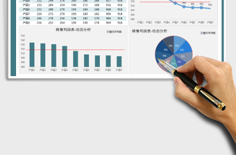 2021年销售业绩明细表-动态分析