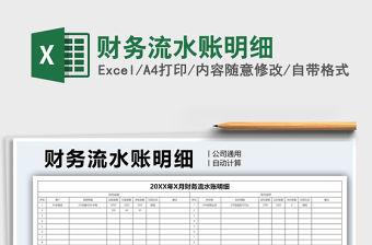 2021年財務流水賬明細