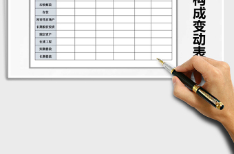 2021年資產(chǎn)構(gòu)成變動表