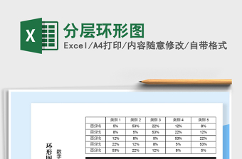 2021年分层环形图