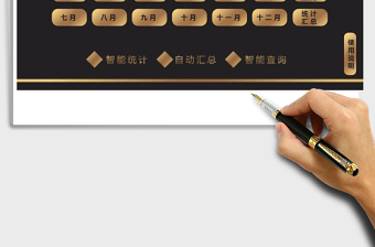 2021年財(cái)務(wù)記賬管理系統(tǒng)（自動(dòng)統(tǒng)計(jì)）