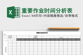 2022上班时间分析表格