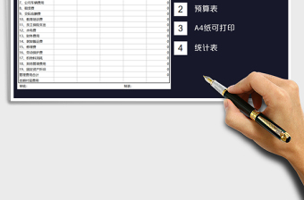 2021年費用預(yù)算表-店鋪支出