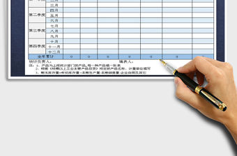 2021年產品產量出入庫庫存統計表（臺賬）